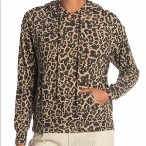 BRAND NEW WITH TAGS COZY CHEETAH HOODIE